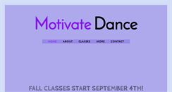 Desktop Screenshot of motivatedance.com